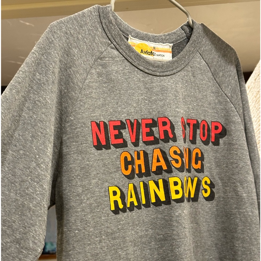 Aviator Nation Comfy Sweatshirt sz M like new.